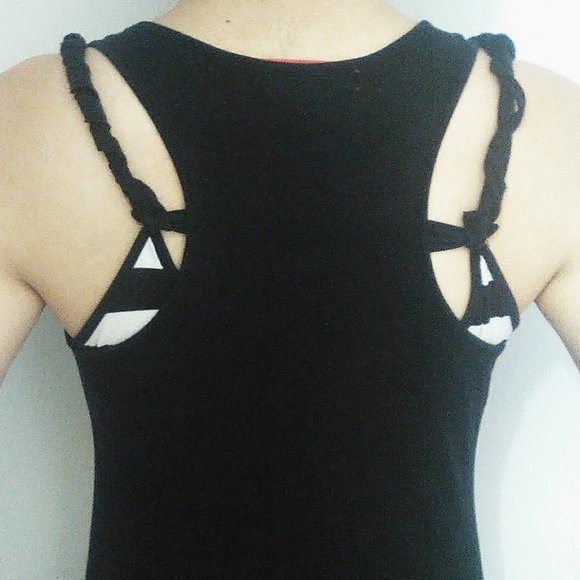 Almost Famous Black Layered Tank Top - Picture 6 of 6